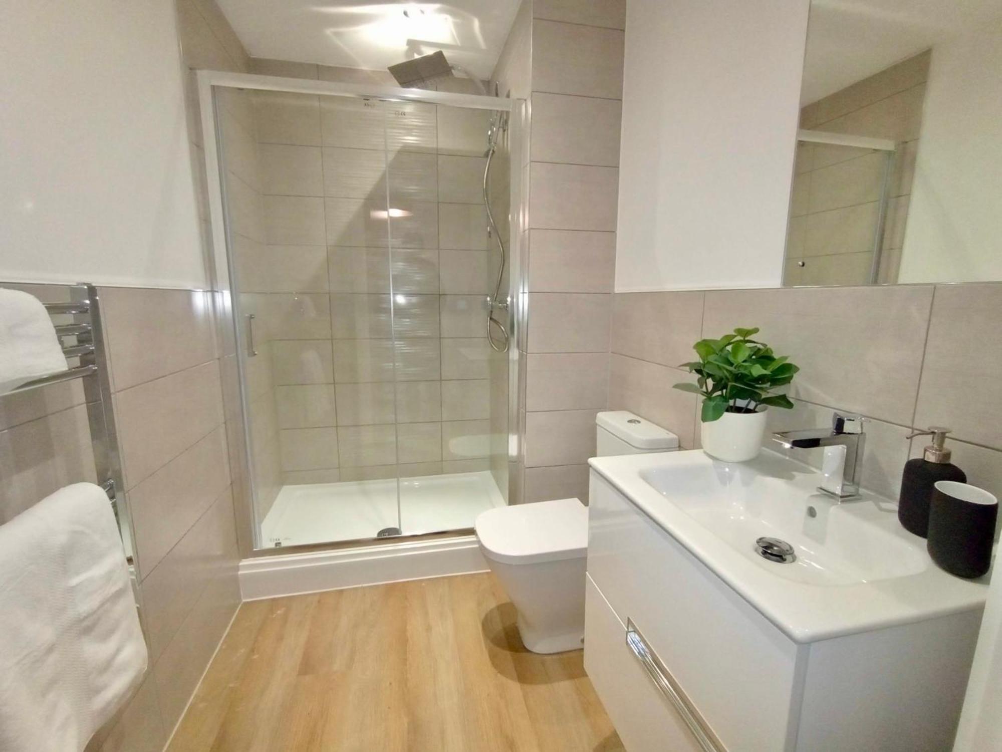 Luxury 2 Bed 2 Bath Flat Near Old Trafford Manchester Exterior foto